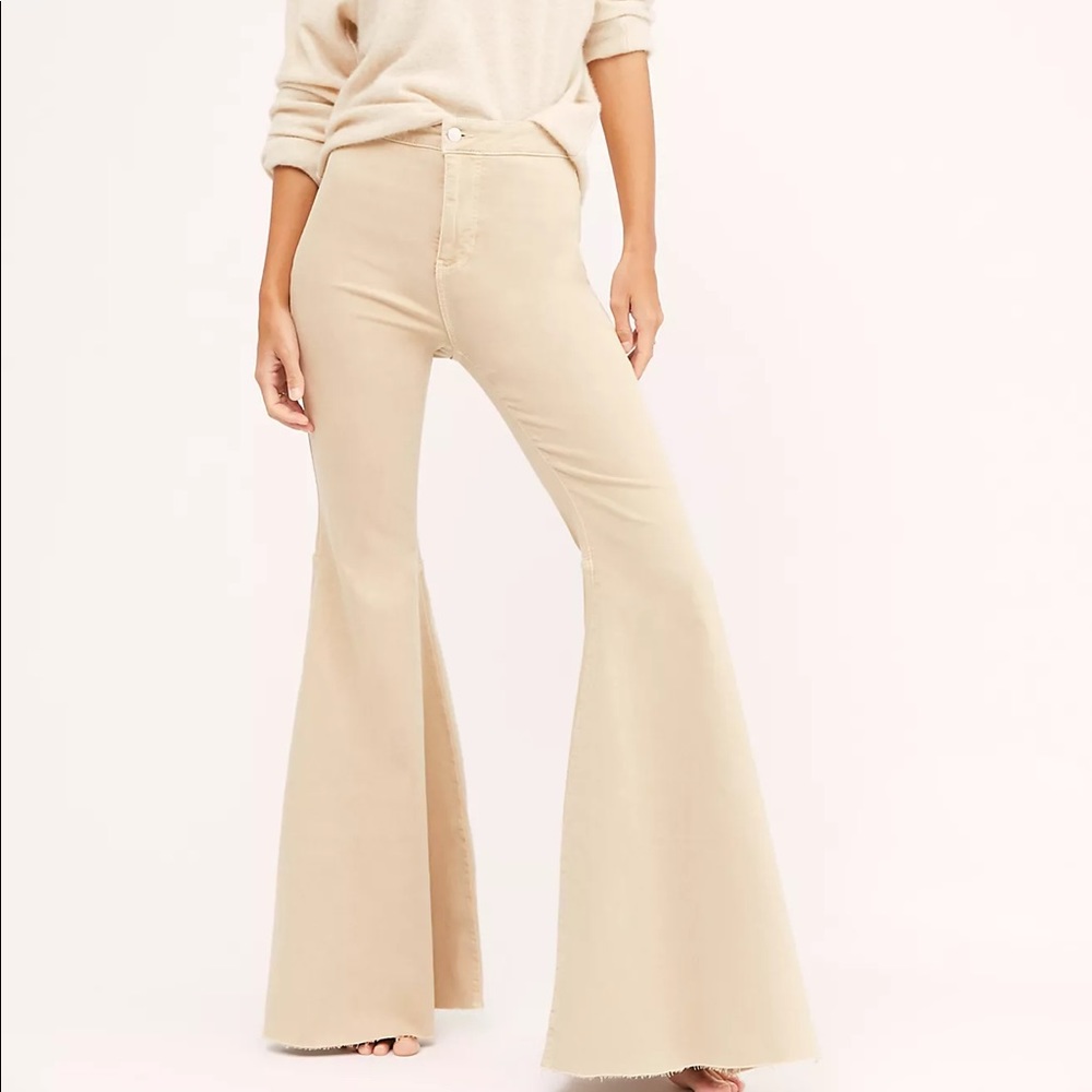 Free People Just Float on Flare Jeans